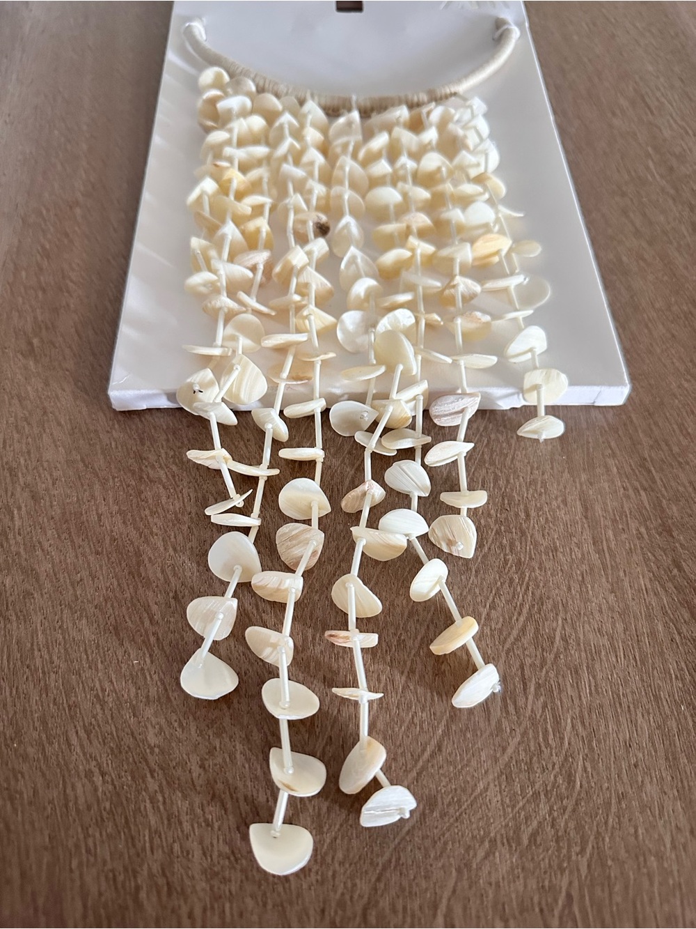 Zara Shell Cord Necklace - Picture 4 of 11